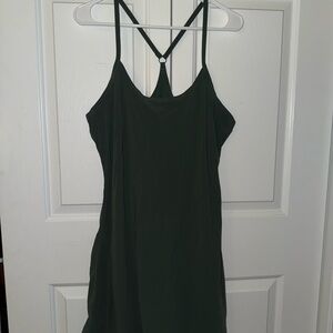 Outdoor Voices Dark Green Mini Dress